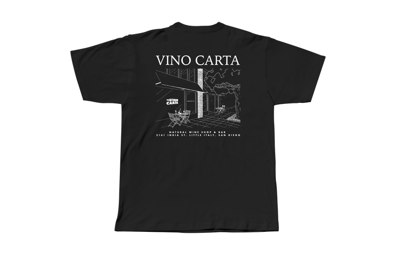 Vino Carta Patio Shirt